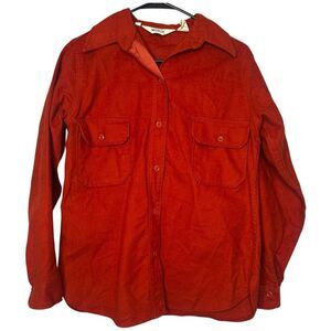 |VINTAGE| 60’s-70’s WOOLRICH Button Chamois Shirt Shacket